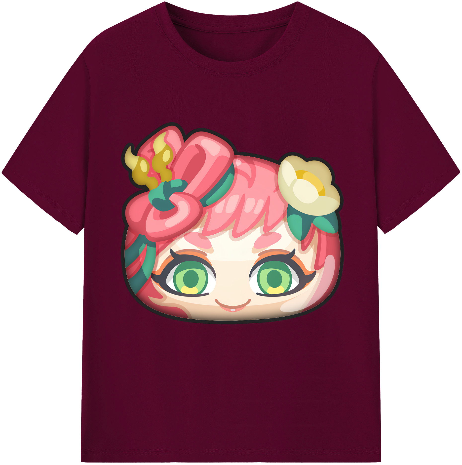 （画像用） 妖怪ウォッチ Yo-kai Watch レディースカジュアルプリントTシャツ（綿100％）